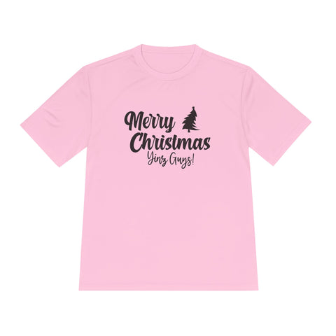 Merry Christmas Yinz - Sport-Tek Unisex Moisture Wicking Tee