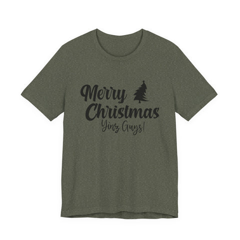 Merry Christmas Yinz! - Unisex Jersey Short Sleeve Tee