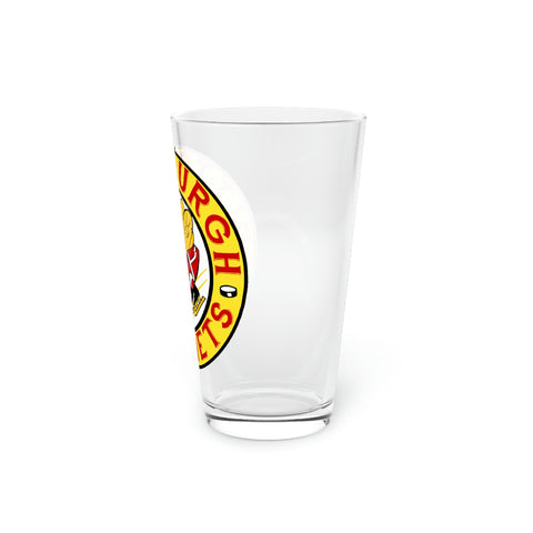 Pittsburgh Hornets Pint Glass  Vintage Ice Hockey   