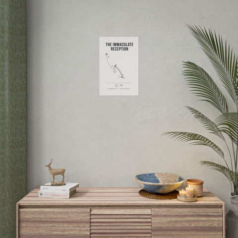 Rolled Poster – Pittsburgh Football Wall Art | Vintage Sports Poster Print