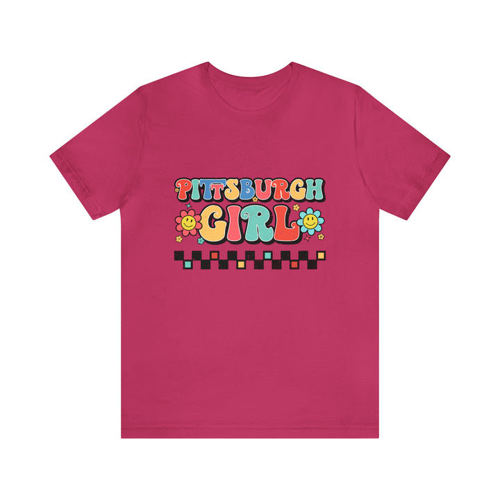 I'm a Pittsburgh Girl - Short Sleeve Tee T-Shirt Printify Berry S 