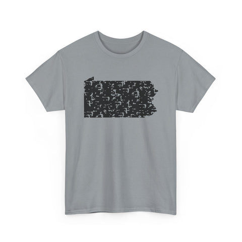 Pennsylvania Grunge - Unisex Heavy Cotton Tee