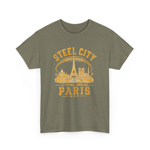 Pittsburgh Steel City Paris 2026 - Unisex Heavy Cotton Tee