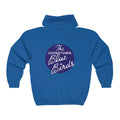 Johnstown Blue Birds Hoodie (Zip)  Vintage Ice Hockey Royal S 