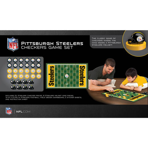 Pittsburgh Steelers Checkers Board Game Board Game Masterpieces Puzzles