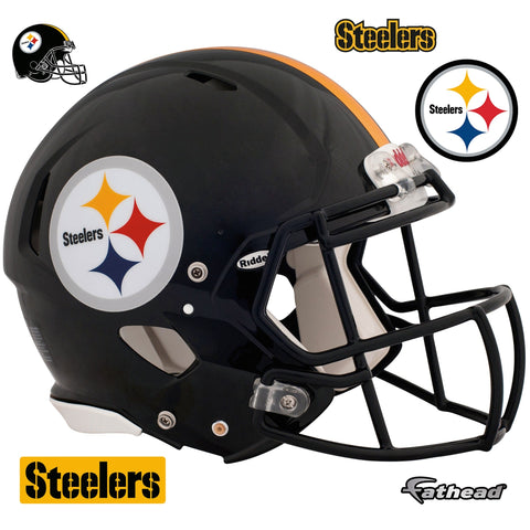 Pittsburgh Steelers - RealBig Helmet Collection - Official NFL - Reusable Vinyl Wall Decals #1