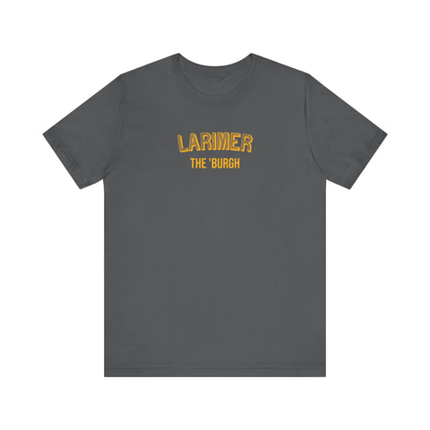 Larimer - The Burgh Neighborhood Series - Unisex Jersey Short Sleeve Tee T-Shirt Printify Asphalt S 