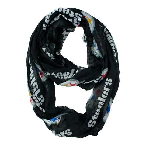 Pittsburgh Steelers Sheer Infinity Scarf Pittsburgh Steelers Little Earth Productions   