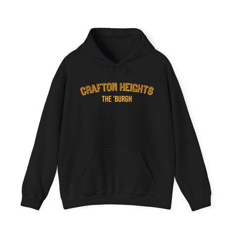 Crafton Heights - The 'Burgh Neighborhood Series - Unisex Heavy Blend™ Hooded Sweatshirt Hoodie Printify Black S