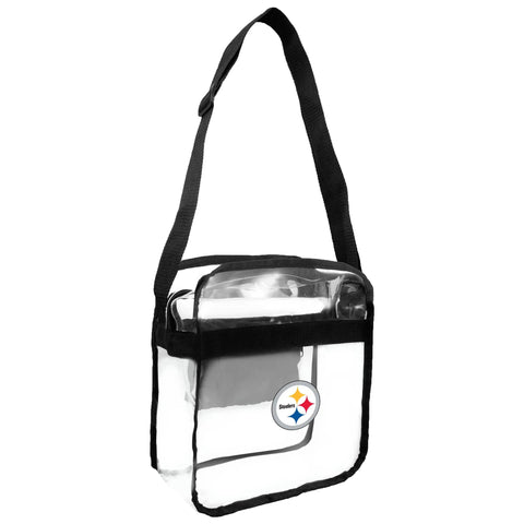Pittsburgh Steelers Clear Carryall Crossbody Pittsburgh Steelers Little Earth Productions   