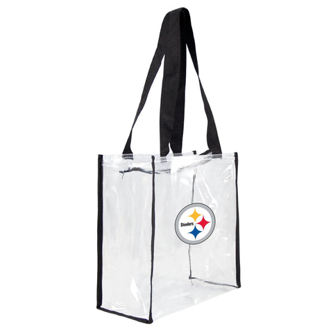 Pittsburgh Steelers Clear Square Stadium Tote Pittsburgh Steelers Little Earth Productions   
