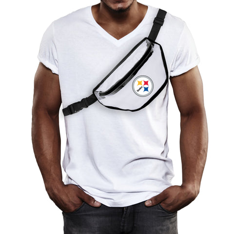 Pittsburgh Steelers Clear Fanny Pack Pittsburgh Steelers Little Earth Productions   