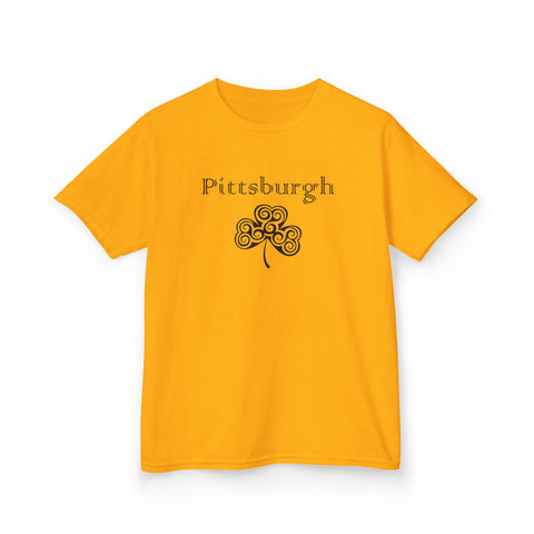 Pittsburgh Irish Clover - Kids Graphic T-Shirt