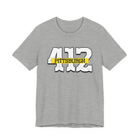 412 Pittsburgh - Unisex Jersey Short Sleeve Tee