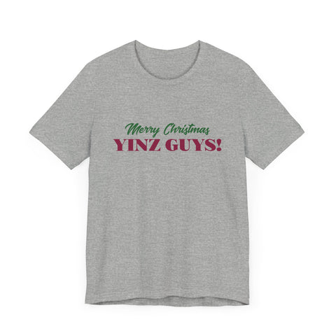 Merry Christmas Yinz Guys - Pittsburgh Christmas Shirt T-Shirt Printify