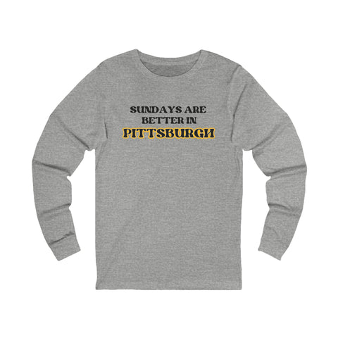 Pittsburgh Sundays - Unisex Long Sleeve Tee