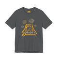 Yinz Wanna Go Dahntahn for Fireworks - Vintage Logo - Short Sleeve Tee T-Shirt Printify Asphalt S 