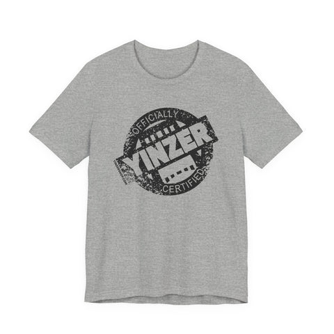 Certified Yinzer™ Stamped Graphic Unisex Jersey Short Sleeve Tee