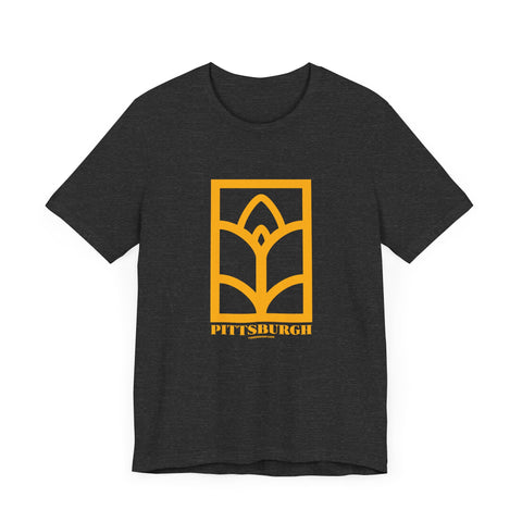 Pittsburgh Bridge Iron Motif  - Short Sleeve Shirt