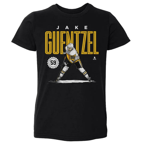 Pittsburgh Penguins Jake Guentzel Kids Toddler T-Shirt Kids Toddler T-Shirt 500 LEVEL Black 2T Kids Toddler T-Shirt