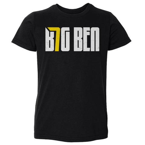 Pittsburgh Big Ben Number  Kids Toddler T-Shirt Kids Toddler T-Shirt 500 LEVEL   