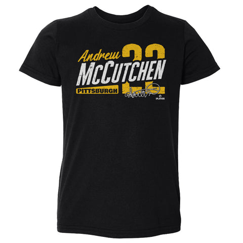 Pittsburgh Pirates Andrew McCutchen Kids Toddler T-Shirt Kids Toddler T-Shirt 500 LEVEL Black 2T Kids Toddler T-Shirt