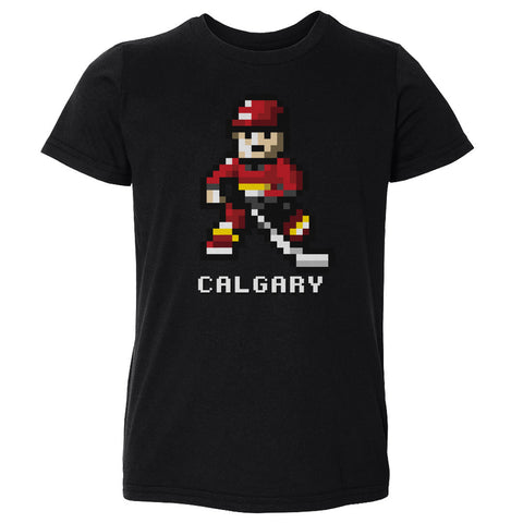 Calgary Hockey 8-bit WHT