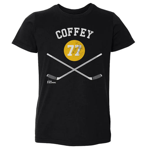 Paul Coffey Pittsburgh 77 Sticks  Kids Toddler T-Shirt Kids Toddler T-Shirt 500 LEVEL   