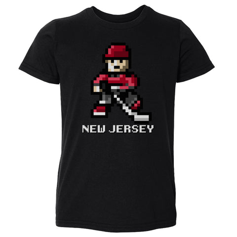New Jersey Hockey 8-bit WHT