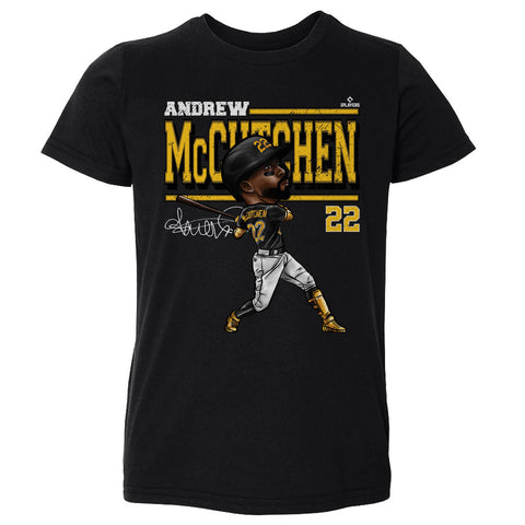 Pittsburgh Pirates Andrew McCutchen Kids Toddler T-Shirt Kids Toddler T-Shirt 500 LEVEL Black 2T Kids Toddler T-Shirt