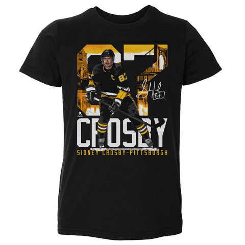 Pittsburgh Penguins Sidney Crosby Kids Toddler T-Shirt Kids Toddler T-Shirt 500 LEVEL Black 2T Kids Toddler T-Shirt