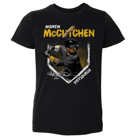 Pittsburgh Pirates Andrew McCutchen Kids Toddler T-Shirt Kids Toddler T-Shirt 500 LEVEL Black 2T Kids Toddler T-Shirt