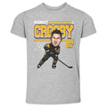 Pittsburgh Penguins Sidney Crosby Kids Toddler T-Shirt Kids Toddler T-Shirt 500 LEVEL Heather Gray 2T Kids Toddler T-Shirt