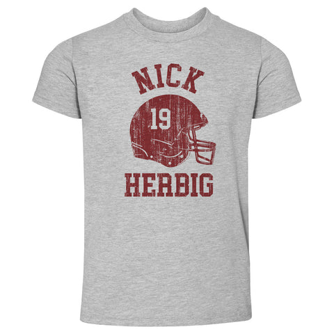 Nick Herbig College Helmet Font Kids Toddler T-Shirt Kids Toddler T-Shirt 500 LEVEL   