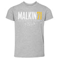 Pittsburgh Penguins Evgeni Malkin Kids Toddler T-Shirt Kids Toddler T-Shirt 500 LEVEL Heather Gray 2T Kids Toddler T-Shirt