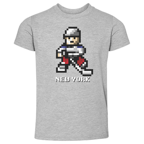 New York R Hockey 8-bit WHT