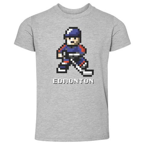 Edmonton Hockey 8-bit WHT