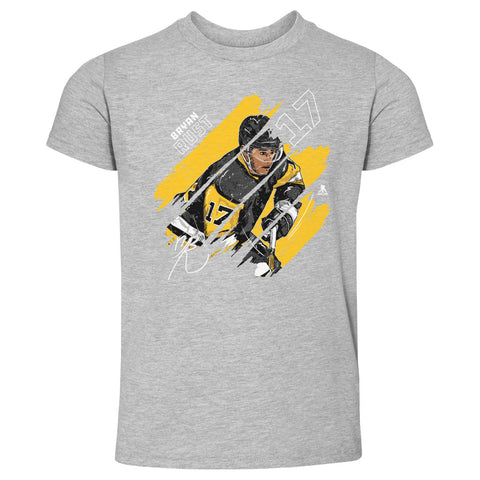 Pittsburgh Penguins Bryan Rust Kids Toddler T-Shirt Kids Toddler T-Shirt 500 LEVEL Heather Gray 2T Kids Toddler T-Shirt