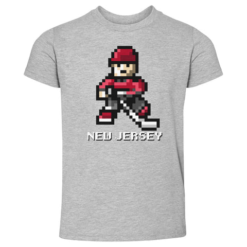 New Jersey Hockey 8-bit WHT