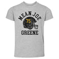 Joe Greene Pittsburgh Helmet Font Kids Toddler T-Shirt Kids Toddler T-Shirt 500 LEVEL Heather Gray 2T Kids Toddler T-Shirt