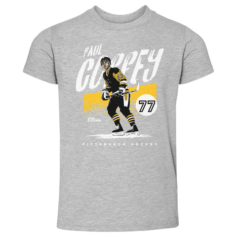 Paul Coffey Pittsburgh Grunge  Kids Toddler T-Shirt Kids Toddler T-Shirt 500 LEVEL   