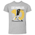 Pittsburgh Pirates Bryan Reynolds Kids Toddler T-Shirt Kids Toddler T-Shirt 500 LEVEL Heather Gray 2T Kids Toddler T-Shirt