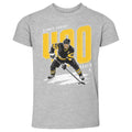 Pittsburgh Penguins Sidney Crosby Kids Toddler T-Shirt Kids Toddler T-Shirt 500 LEVEL Heather Gray 2T Kids Toddler T-Shirt