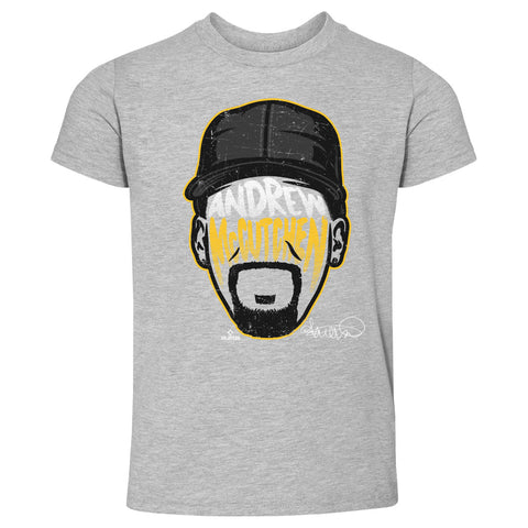 Pittsburgh Pirates Andrew McCutchen Kids Toddler T-Shirt Kids Toddler T-Shirt 500 LEVEL Heather Gray 2T Kids Toddler T-Shirt