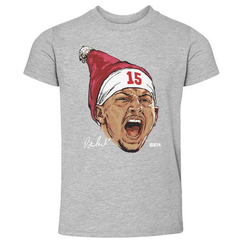 Patrick Mahomes Kansas City Portrait Santa Hat WHT