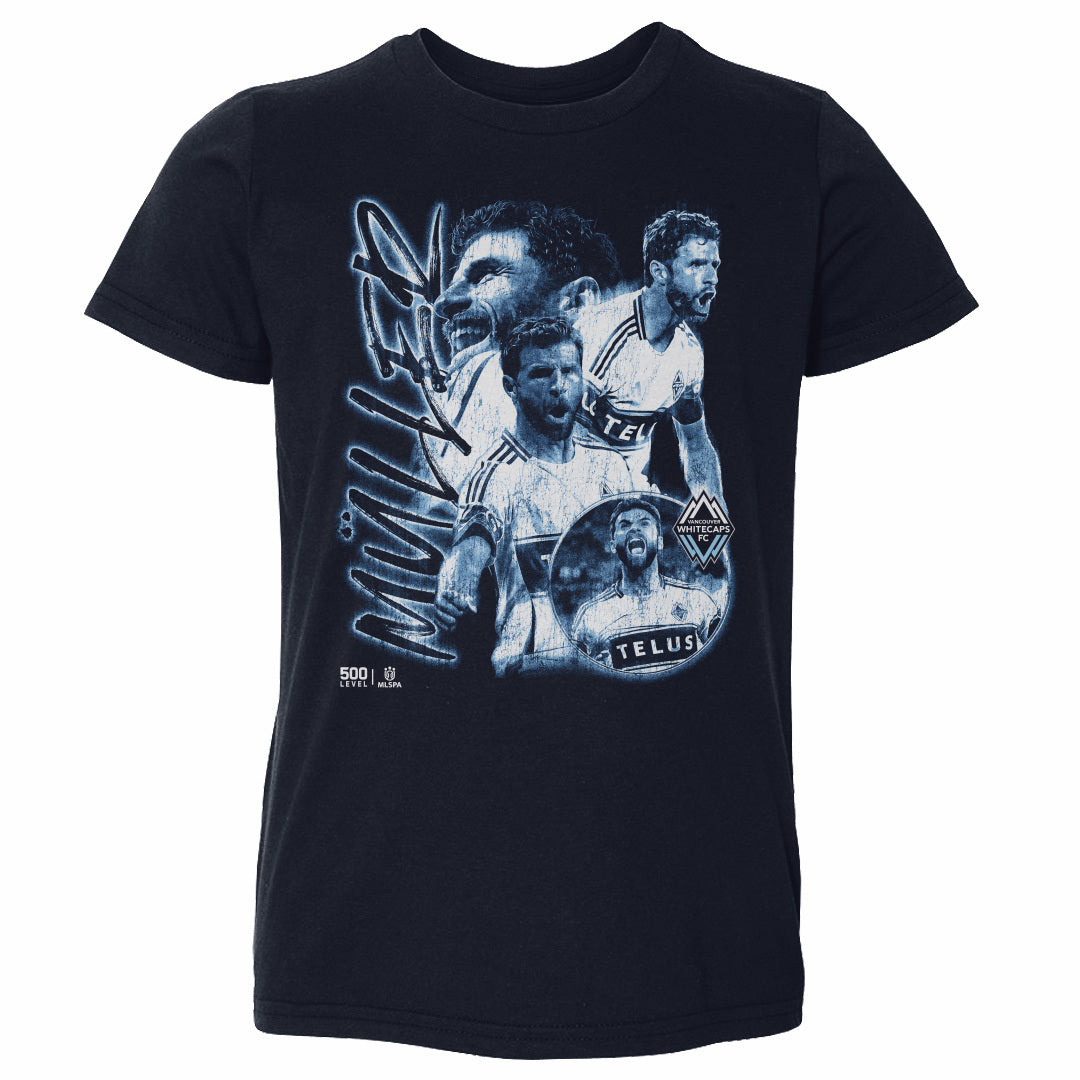 Thomas Muller Vancouver Whitecaps Vintage Grunge WHT - YinzerShop