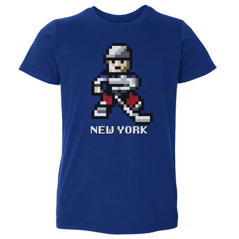 New York R Hockey 8-bit WHT