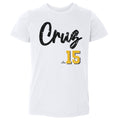 Pittsburgh Pirates Oneil Cruz Kids Toddler T-Shirt Kids Toddler T-Shirt 500 LEVEL White 2T Kids Toddler T-Shirt