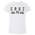 Pittsburgh Pirates Oneil Cruz Kids Toddler T-Shirt Kids Toddler T-Shirt 500 LEVEL White 2T Kids Toddler T-Shirt