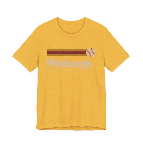 Vintage Pittsburgh Baseball - Unisex Jersey Short Sleeve Tee